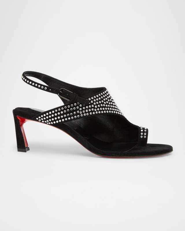 Viva Condora Asymmetrical Red Sole Sandals